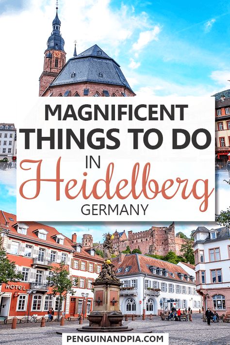 Things To Do In Heidelberg Germany, Heidleburg Germany Things To Do, Best Things To Do In Germany, What To Do In Germany, Heidleburg Germany, Heilderberg Germany, City Guide Design, South Germany, Germany Trip