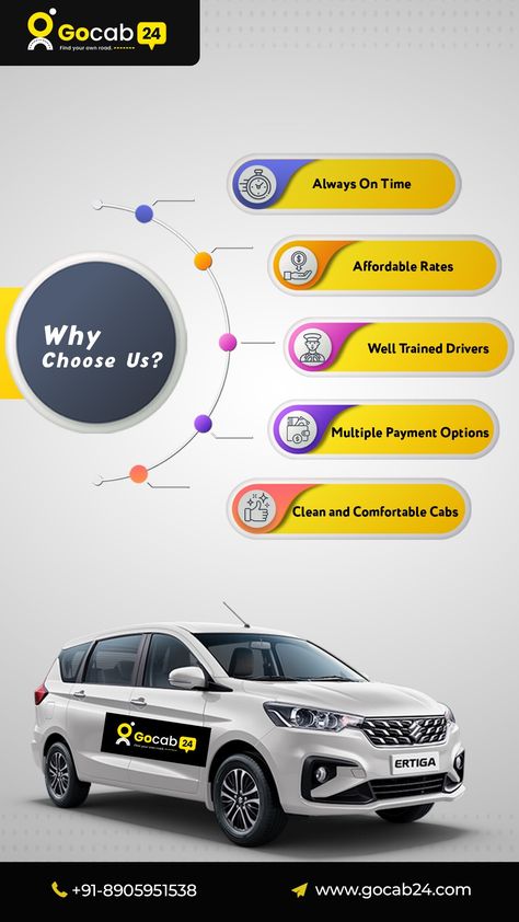 Book a cab to your destination now and enjoy our numerous benefits that you won't find anywhere else. Car Rental, One-way taxi, one-way cab, one-way car rental, Airport Pickup, Cab booking, Cab booking in Jaipur Flyer Car, Design Taxi, Airport Pickup, Why Choose Us, Lower Third, Airport Taxi, Cab Driver, Travel Ads, Kiosk Design