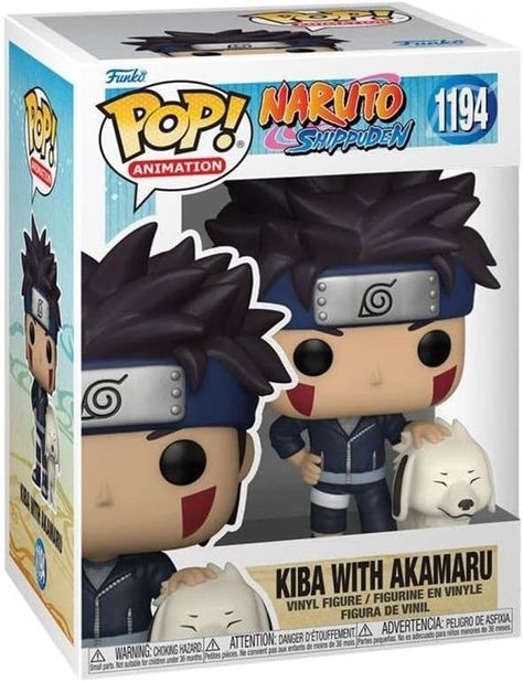 Amazon.com: Funko Pop! Animation: Naruto - Kiba with Akamaru : Toys & Games Kiba And Akamaru, Shino Aburame, Disney Dragon, Funko Figures, Funko Pop Toys, Funko Pop Collection, Naruto Gaara, Pop Toys, Pop Collection