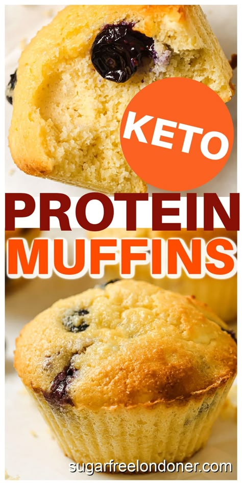 Protein Muffins Protein Powder Zucchini Muffins, Protein Muffins Low Carb, Protein Muffin Recipe, Protein Powder Muffins, Chocolate Protein Muffins, High Protein Muffins, Blueberry Protein Muffins, Keto Protein Powder, Banana Protein Muffins