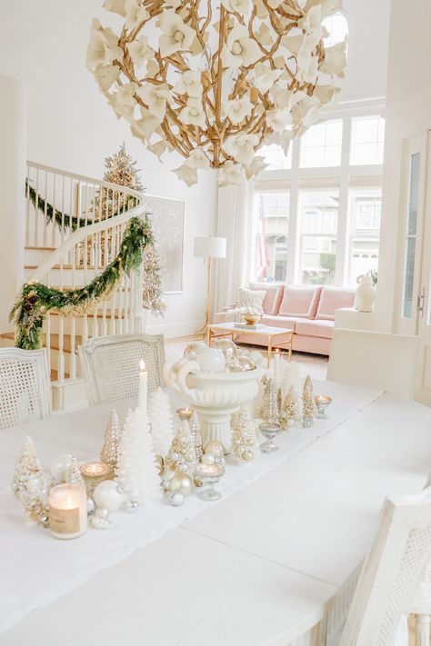 Holiday Decor Sources from 2018 - KristyWicks.com Living Room Decor For Christmas, Room Decor For Christmas, Winter Wonderland Decor, Christmas Staircase Decor, Wonderland Decor, Christmas Staircase, Glamorous Christmas, French Country Christmas, Nutcracker Christmas Decorations