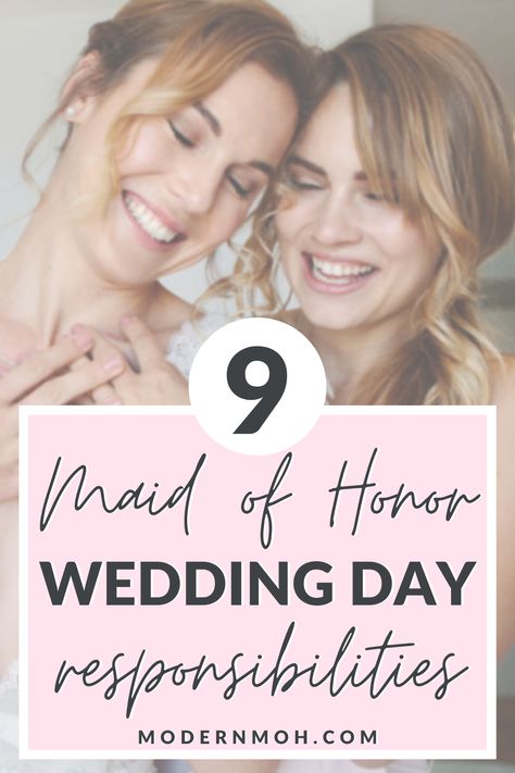 Maid Of Honor Day Of Wedding, Maid Of Honor Duties Wedding Day, Maid Of Honor Gift To Bride Wedding Day, Maid Of Honor Wedding Gift, Bride Gift From Maid Of Honor, Moh Checklist Maid Of Honor, Roles Of Maid Of Honor, Matron Of Honor Hairstyles, Maid Of Honour Hairstyles