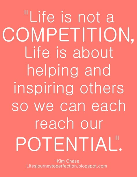 So true. Lately I find that people are trying to compete with me or try to one up me. If you really feel that insufficient about your own life you need to reevaluate things Competition Quotes, Chakras Meditation, Life Quotes Love, Quotable Quotes, The Words, Great Quotes, Beautiful Words, Consciousness, Inspirational Words