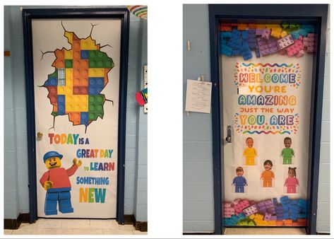 Lego Classroom Door, Lego Classroom, Lego Theme, Theme Classroom, You're Amazing, Classroom Door, Activity Ideas, The Way You Are, Classroom Themes