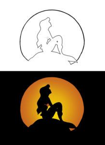 Little Mermaid Pumpkin Carving, Mermaid Pumpkin Carving, Little Mermaid Pumpkin, Pumpkin Carving Disney Stencils, Disney Pumpkin Carving Patterns, Mermaid Pumpkin, Princess Pumpkin, Halloween Pumpkin Stencils, Carve Pumpkins