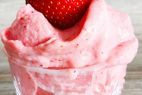 Strawberry Whipped Cottage Cheese Mousse – Blended Bites Whipped Cottage Cheese Mouse, No Bake Easy Recipes, Cottage Cheese Mousse, Protein In Cottage Cheese, Whipped Cottage Cheese Recipes, Bake Easy Recipes, Keto High Protein, Whipped Cottage Cheese, Recipes With Coconut Cream