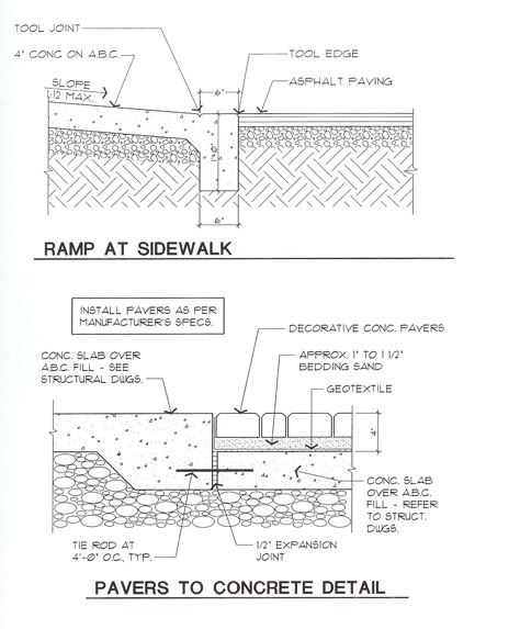 Landscape Construction Details, Landscape Details Architecture, Contemporary Architecture House, Section Drawing Architecture, Construction Details Architecture, Concrete Foundation, Pavement Design, Architecture Design Presentation, Architecture Drawing Presentation