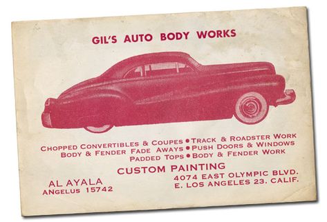 Old Business Cards, Vintage Car Graphic Design, Vintage Car Graphic, Automotive Business Cards, Vintage Business Card Design, Car Card, Buisness Cards, Vintage Business Cards, Vintage Scrapbook