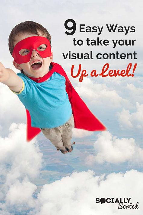 9 Ways to Take Your Visual Content Up a Level Higher Education Marketing, Diy Graphic Design, Pinterest Hacks, Using Pinterest, Media Studies, Marketing News, Visual Marketing, Social Media Infographic, Visual Media