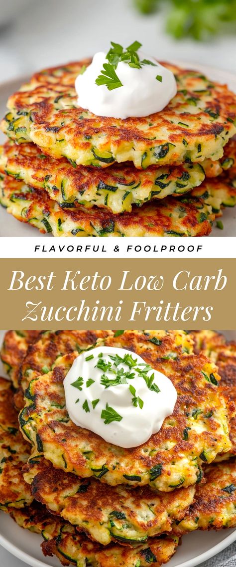 Image for Best Keto Low Carb Zucchini Fritters Keto Zucchini Tots, Low Carb Zucchini Fritters, Keto Zucchini Fritters, Zucchini Latkes, Zucchini Tots, Zucchini Recipes Baked, Cozy Brunch, Keto Zucchini, Baked Zucchini