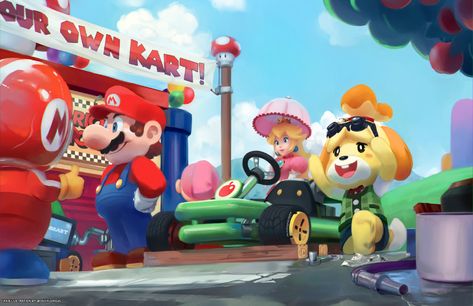 Mario Kart Fanart, Mario Kart Art, Nintendo Mario Bros, Trending Images, Kirby Nintendo, Nintendo Super Smash Bros, Vis Dev, Nintendo World, Super Mario Art