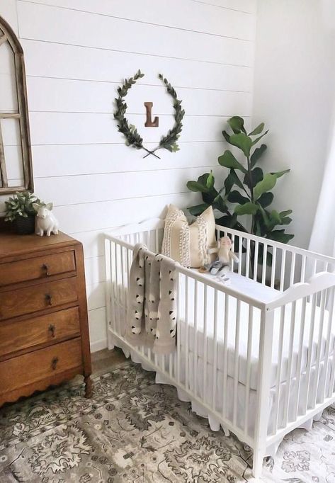 These Nurseries Could Have Been Designed By Joanna Gaines Herself Joanna Gaines Nursery, Baby Furniture Sets, White Crib, Farmhouse Nursery, Nursery Baby Room, Toys Kids, Gender Neutral Nursery, Baby Bedroom, Nursery Inspiration