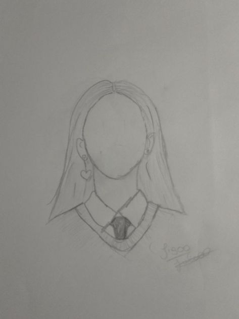 Jisoo faceless drawing Faceless Girl Drawing, Jisoo Faceless, No Face Sketch, Faceless Drawing Sketches, Faceless Sketches, Jisoo Sketch, Jisoo Drawing, Faceless Drawing, Girl Drawing Easy