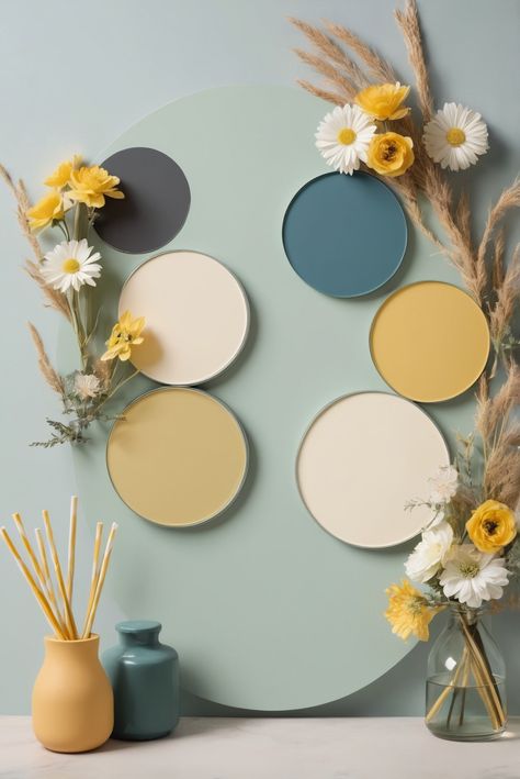 Discover the perfect balance of warmth and sophistication with the Best 5 Palettes of SW colors featuring Mustard and Charcoal to transform your bedroom into a stylish sanctuary.
#ad  


#Painting
#wallpaint2024
 #color2024
 #DIYpainting
 ##DIYhomedecor
 #Fixhome Mint And Mustard Bedroom, Color Palette Mustard, Mustard Color Palette, Mustard Chair, Mustard Bedroom, Charcoal Bedroom, Trendy Paint Colors, Exterior Color Combinations, Sherwin Williams Color Palette