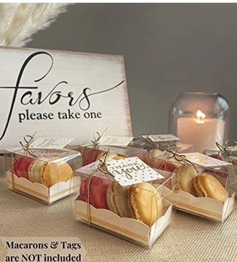 Macaroon Gift Box Ideas, Wedding Favors For Guests Food, Business Party Favors, Dinner Party Favors Guest Gifts, Macaron Wedding Favors, Engagement Party Favors Diy, Macroon Ideas, Engagement Party Favors Guest Gifts, Favor Boxes Ideas