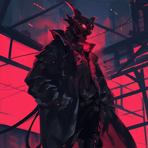 Cyberpunk Swordsman #ninja #demon #cool #characterdesign #fantastic #artwork #fantasy #aiart #digitalart #dailyart #artifialintelligence #digitalartist #midjourney #midjourneyart #conceptart #swordsman Cyberpunk Swordsman, Ninja Concept Art, Ninja Concept, Cyberpunk Ninja, Wallpaper Dark, Red Team, Fantasy Creatures Art, Armor Concept, Creature Art