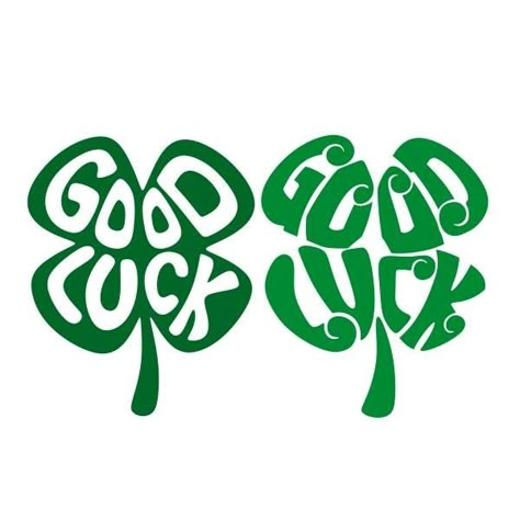 Cuttable Designs, Clover Logo, Good Luck Clover, Clover Svg, St Patricks Crafts, Photoshop Logo, Simple Hand Embroidery Patterns, Cute Bedroom Decor, St Pattys Day