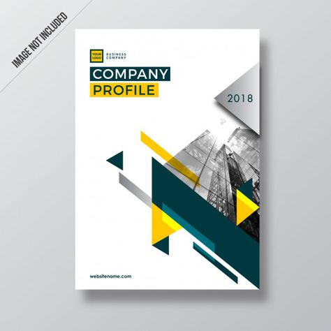 Geometry style design company profile design Premium Vector Cover Profile, Company Profile Design Templates, Brochure Design Layouts, Cover Page Template, Corporate Profile, Adobe Photoshop Tutorial, Corporate Brochure Design, Employee Handbook, Graphic Design Brochure