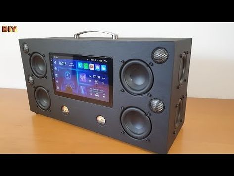 (1) DIY: Portable Bluetooth Android Speaker 4X - YouTube Diy Bluetooth Speaker Kit, Friendship Day Bands, Truck Speakers, Bluetooth Speakers Diy, Diy Bluetooth Speaker, Gadgets Électroniques, Speaker Kits, Easy Diy Halloween Decorations, Diy Speakers