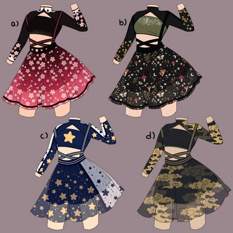 Cozy Dresses, Reference Clothes, Animated Clothes, Vestidos Anime, Clothing Sketches, Art Outfits, Dress Design Drawing, Clothing Design Sketches, Drawing Anime Clothes