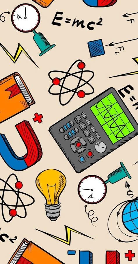 Chemistry Formulas, 4k Mobile Wallpaper, Math Doodles, Wallpapers Posters, Science Doodles, Math Design, Science Stickers, Science Background, Anime Lineart