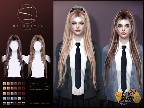 Sims 4 Black Hair Ponytail, Sims 4 Hair Cc Ponytail, Sims 4 Cc High Ponytail, Sims 4 Cc Ponytail, Hair Ts4, Feminine Hair, Ts4 Clothes, Sims 4 Hair Male, Sims 4 Black Hair