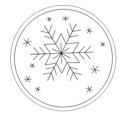 Snowflake Embroidery Pattern || Free Printable Repinned by RainyDayEmbrdry www.etsy.com/shop/RainyDayEmbroidery Snowflakes Embroidery Pattern, Christmas Hand Embroidery, Snowflake Embroidery, Hand Embroidery Patterns Free, Christmas Embroidery Patterns, Redwork Embroidery, Embroidery Christmas, Embroidery Transfers, Embroidery Patterns Free