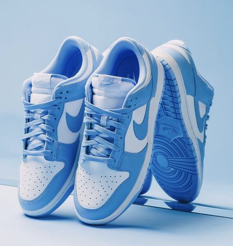 Dunk Colorways, Nike Dunk Low University Blue, Dunk Low University Blue, Best Dunks, Nike Dunks Low, Unc University, Dunks Low, Tar Heels, University Blue