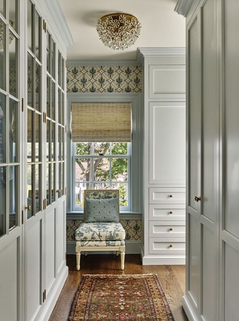 Wellesley Farms Agrarian Colonial - Patrick Ahearn Architect Katie Rosenfeld, Fancy Farm, Patrick Ahearn Architect, Patrick Ahearn, Closet Design, Residential Design, Walk In Closet, Built Ins, Dressing Room