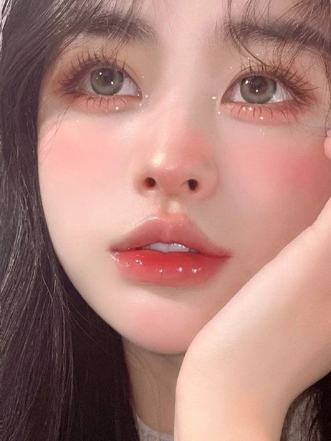 Makeup Ala Korea, Makeup Asia, Makeup Cantik, Makeup Korea, Asian Makeup Looks, Korean Makeup Look, Korean Makeup Tutorials, Soft Makeup Looks, Korean Eye Makeup