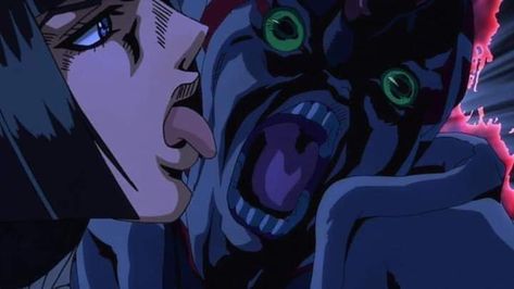 King Crimson Jojo, Cursed Jojo, Jojo Fanart, Jojo Videos, Ghost Girl, Jojo Reference, King Crimson, Bizarre Art, Jojo Parts