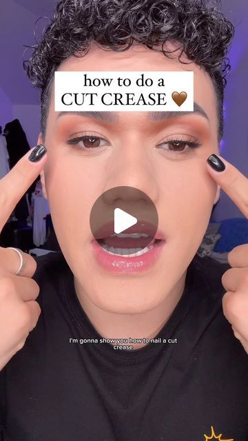 Kylee De Thier ✨ on Instagram: "how to do a CUT CREASE 🤎 eyeshadow for beginners and hooded eyes 👀 let me know if this helped you babes 😉 #makeuptips #beautyhacks #eyeshadow #nz #maori" Smokey Eyeshadow For Hooded Eyes, Eyelash For Hooded Eyes, Eyeshows Looks For Hooded Eyes, Cut Crease On Hooded Eyes, Cut Crease For Hooded Eyes, Hooded Eye Cut Crease, How To Do A Cut Crease, Easy Eye Makeup For Hooded Eyes, Easy Cut Crease Eyeshadow