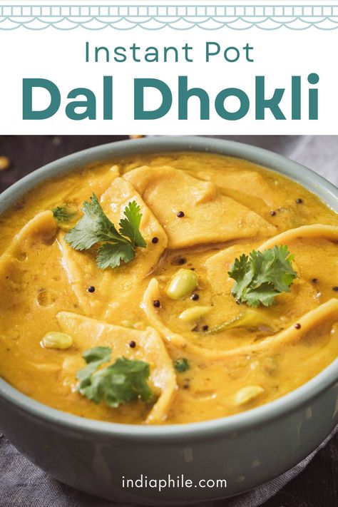 Dal Dhokli Recipe Gujarati, Dal Recipe Indian Easy, Super Easy Snacks, Dal Dhokli Recipe, Gujarati Dal, Indian Lentil Soup, Dal Dhokli, Soup With Dumplings, Postpartum Food