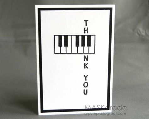 CFC86 - Long and Short Piano Teacher Gift, Music Cards, Piano Gifts, Piano Recital, Piano Studio, Music Crafts, Music Teacher Gifts, Teacher Cards, Piano Teacher