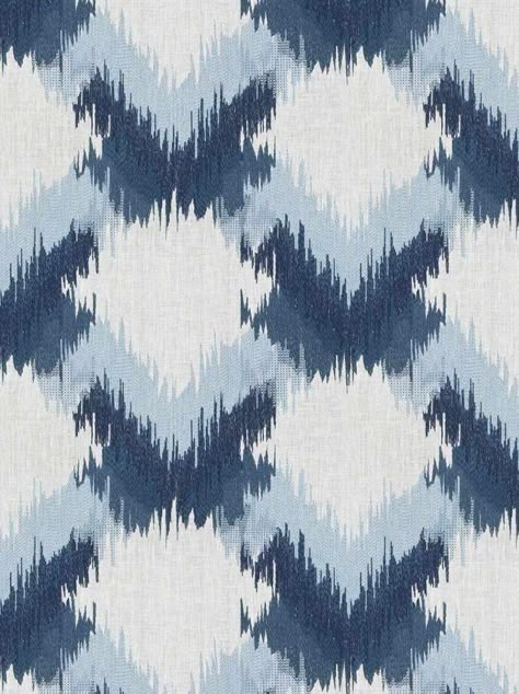 Fabric Patterns Prints, Ikat Art, Ikat Pattern Fabric, Bay Breeze, Fabric Patterns Design, Abstract Pattern Design, Ikat Design, Floral Print Design, Rug Texture