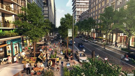 Why one city in car-obsessed Florida is prioritizing pedestrians Barcelona Las Ramblas, Walkable Community, City Development, Walkable City, Urban Design Architecture, Live Oak Trees, Landscape Architecture Design, Central Business District, Fast Company