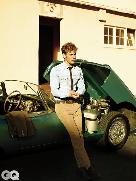 How to Dress for Fall | GQ Alex Pettyfer, What To Wear Today, E Type, Best Western, Western Shirts, Royce, Bentley, Jaguar, Gq