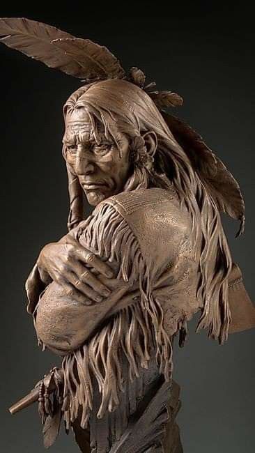 Sports Sculpture, Wood Sculpture Art, John Howe, Wood Carving Faces, Lady Godiva, Native American Warrior, Figure Sculpture, Native American Artwork, Native American Photos