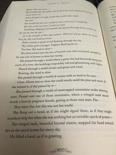 OMG I THINK SHES TALKING ABOUT ACOTAR IN THE LAST TWO SENTENCES OF THIS PAGE!!!!!! Acotar Book Pages, Acotar Pages, Acotar Series, Her World, Nerd Stuff, Sarah J, Book Page, Book Pages, Book Nerd