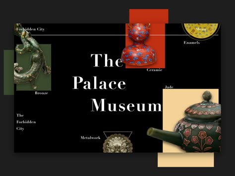 Museum Presentation, Museum Powerpoint, Museum Presentation Design, History Website Design, Art Exhibition Website Design, Museum Website Design, Museum Catalogue Design, Museum Website Design Inspiration, Museum Branding