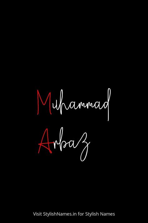 Muhammad Arbaz by StylishNames.in Af Alphabet Dpz, Arbaz Name Dp, Names For Instagram, Player Unknown, Name For Instagram, Stylish Name, Online Multiplayer Games, People Names, Name Generator