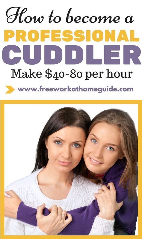 Many people can make around $40-$80 per hour by just cuddling with a random stranger. Yes, that's right! A professional cuddler. Professional Cuddler, Tech Tricks, How To Make Up, Home Based Work, Career Ideas, Customer Service Jobs, Home Based Jobs, Stay At Home Jobs, Service Jobs