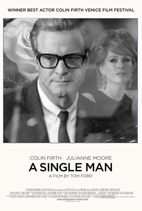 A Single Man Movie Poster, A Single Man Movie, A Single Man, British Movies, Janet Leigh, Matthew Goode, Jon Kortajarena, Ginnifer Goodwin, Septième Art