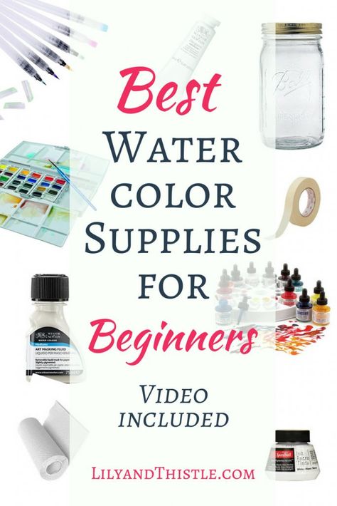 Nature Parenting, Watercolor Basic, Watercolor Basics, Ideas Watercolor, Artist Tutorials, Nature Journaling, Basic Watercolor, Watercolor Supplies, Watercolor Beginner