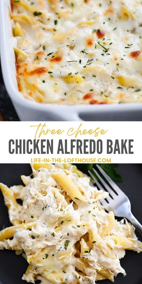 Rice Ideas, Alfredo Recipes, Alfredo Bake, Towel Origami, Pasta Ideas, Turkey Ideas, Chicken Alfredo Bake, Pepper Recipes, Chicken Alfredo Pasta