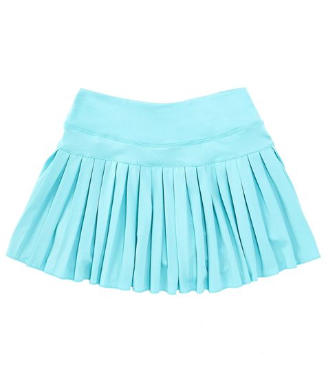 From GB Girls, this skirt features:Solid Mid-risePull-on stylingMini lengthBuilt-in shortsPleated detailingRounded hemlineAthleisure silhouettepolyester/spandexMachine wash/tumble dryImported. Pleated Skirt Shirt, Cute Clothes Preppy, Preppy Clothes For School, Preppy Stuff To Buy, Preppy Bottoms, Preppy Christmas Wishlist, Cute Preppy Clothes, Cheap Preppy Clothes, Preppy Finds