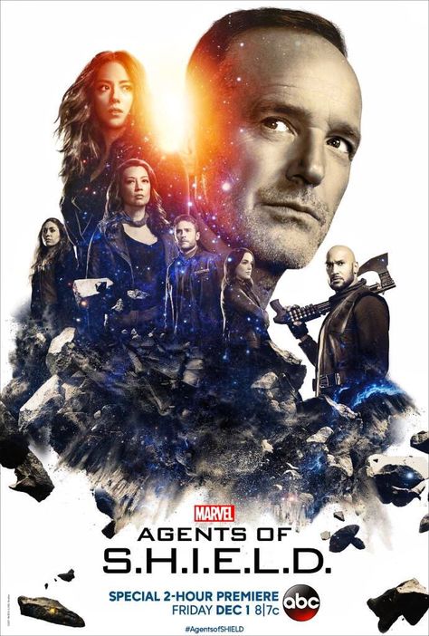 Agents of SHIELD Season 5 Poster Jessica Jones Marvel, Iain De Caestecker, Agents Of S.h.i.e.l.d., Ming Na Wen, Marvel Agents Of Shield, Phil Coulson, Marvels Agents Of Shield, Lena Headey, Bryan Cranston