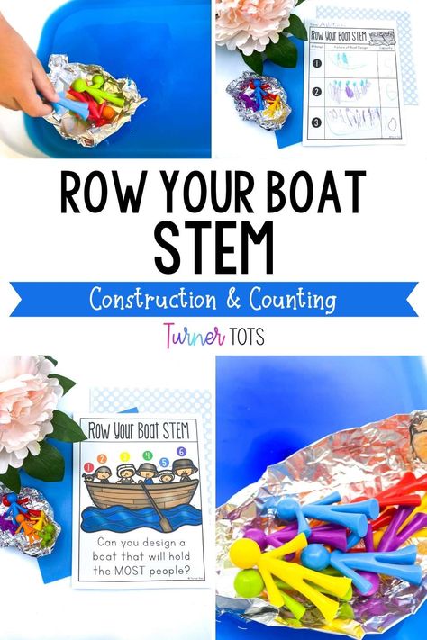 Boat Science Preschool, Transportation Boats Preschool, Make A Boat Preschool, Preschool Science Transportation, Boats For Preschoolers, Water Transportation Activities For Preschool, Stem Transportation Preschool, Boat Lessons For Preschool, Boats Theme Preschool