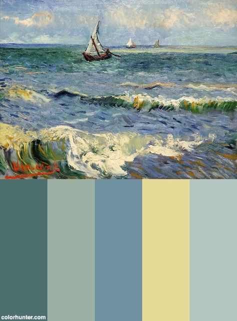 Netherlands-4038+-+Seascape+Color+Scheme Netherlands Color Palette, Color Wheel Projects, Brand Colors Inspiration, Brand Colour Schemes, Palette Blue, Color Lessons, Beachy Colors, Decor Color Palette, Color Mixing Chart