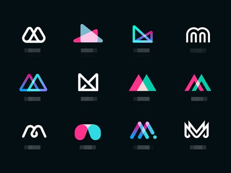 Great work from a designer in the Dribbble community; your best resource to discover and connect with designers worldwide. Www Logo, Typographie Logo, Logo Motion, Logo Club, Visuell Identitet, Graphisches Design, Inspiration Logo Design, M Logo, Logo Idea